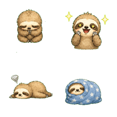 Soft Real Sleepy Sloth