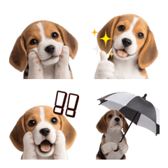 Animated Beagle Emoji