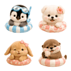 Fluffy & Cozy Days - Sea & Animals