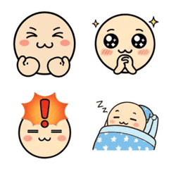 Funny Round Face Emoji 40 Kawaii