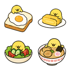 Cute Chick & Food Emoji