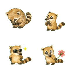 Soft Real Curious Coati