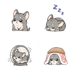 Everyday Chinchilla Emojis
