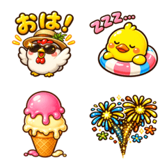 Summer Chat Emojis