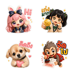 The One Academy Study Friends Emoji