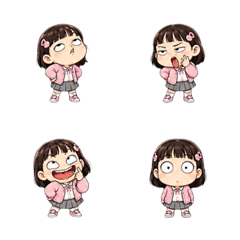 這女孩很鬧