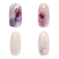 美甲圖鑑｜莓霜光序