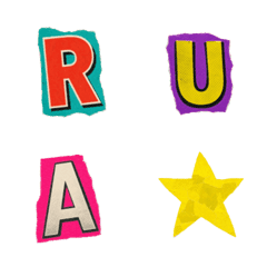 剪貼字母