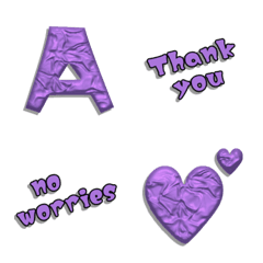 purple crack stone alphabet Vol.1