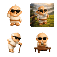 Grandpa's emojis for year-round use