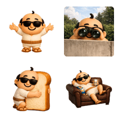 Sunglasses Dad 3D @ Emoji