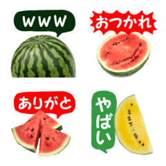 Summer watermelon, greetings
