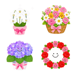 Emoji Bunga Ucapan Bergerak