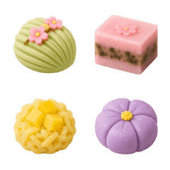 3D Japanese Sweets
