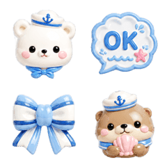 Cute Marine Parts Emoji