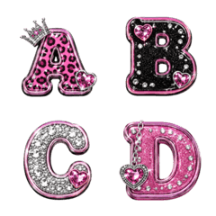 Gyaru Deco Alphabet Emoji