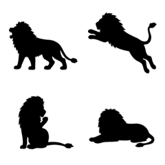 Lion Silhouette.