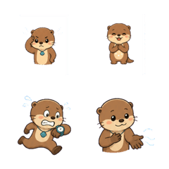 Lulu棕色水獺日常回應