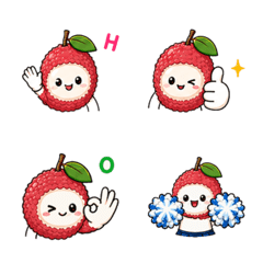 Animated Lychees Daily Cute Life