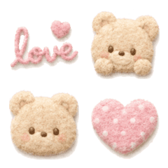 Fluffy and cuddly bear  2