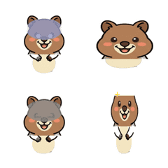 Animated Emoji: Smiling Quokka