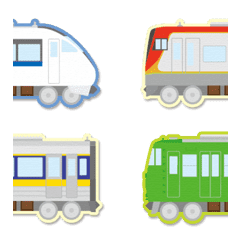 つながるなが〜い電車シール 12〔全国〕