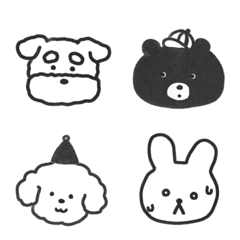Simple Monochrome Emoji 1