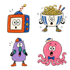 40 Surprise Emoji of Weird Friends E