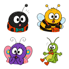 40 Surprise Emoji of Bug Friends