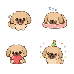 cuuute pekingese emoji1