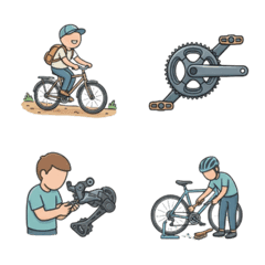 毎日使える！自転車絵文字