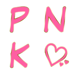 vivid pink gold COMIC alphabet Vol.1