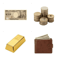 Realistic World Currency & Money Emojis