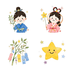 Emoji Animasi Festival Tanabata