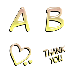 orange yellow grad COMIC alphabet Vol.1