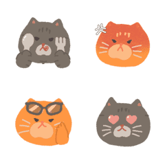 Chalee Cheetah cat : Fist Emoji