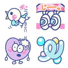 neon and pastel cute Popple