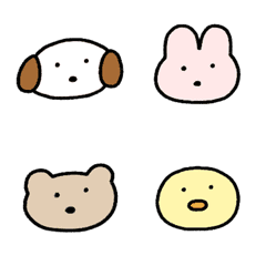 さまざまなどうぶつたち(coconiru emoji.6)