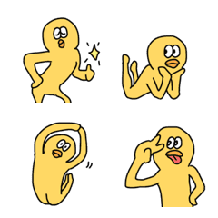 Chicks in various poses