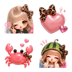Everyday Summer Pink & Blue Hair Gyaru