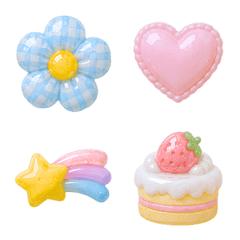 【動く♪】ぷくかわ♡パステルデコ