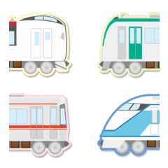 つながるなが〜い電車シール 13〔全国〕
