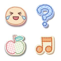Elegant Moving Embroidery Emojis
