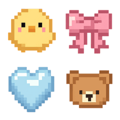 Pastel Pixel Emoji
