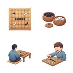 毎日使える五目並べ絵文字