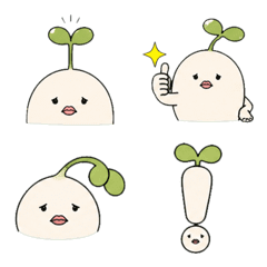 Sprout-kun High-Energy Emoji