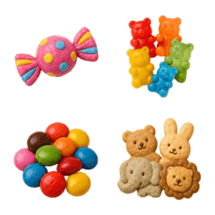 Clay Emojis * Candy and Gummy Treats