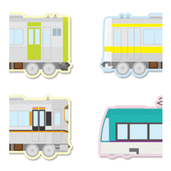 つながるなが〜い電車シール 14〔全国〕