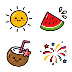 夏日組合表情
