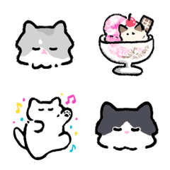 シチャのねこ絵文字(きほんのほ)